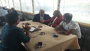 AK PARTİDEN AVCILARA ZİYARET