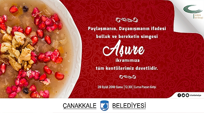 Aşure İkramımıza Tüm Kentlilerimiz Davetlidir