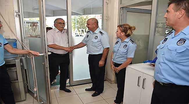 Başkan Gökhan'dan Zabıta Personeline İade-İ Ziyaret