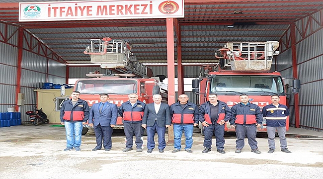 Başkan Yılmaz İtfaiye Amirliğini ziyaret etti