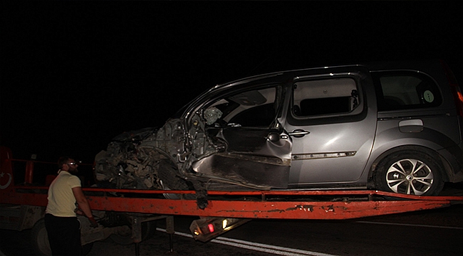 Çan'da trafik kazası: 1 ölü 1 yaralı!