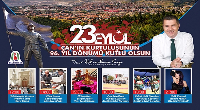 Çan'ın Kurtuluşunu Hande Yener ile Hep Birlikte Kutluyoruz