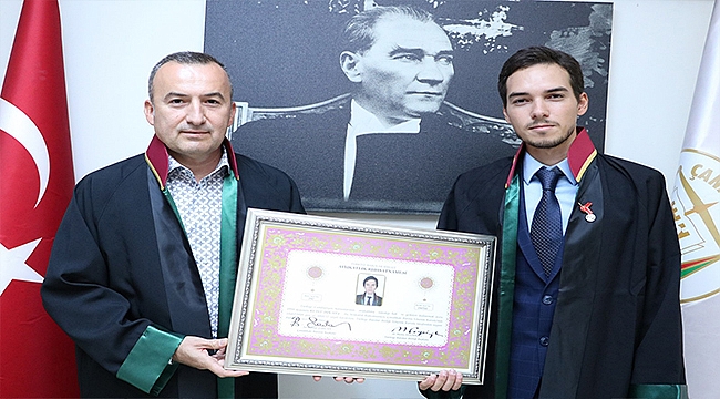 ÇANAKKALE BAROSU'NDA RUHSAT TÖRENİ HEYECANI