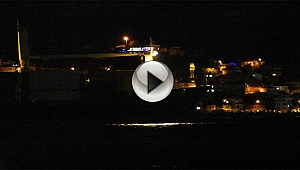 Çanakkale boğazında gemi arızalandı