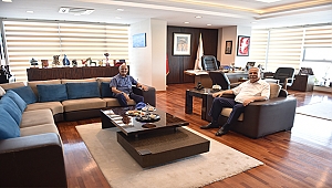 Çanakkale Eski Valisi Erdinç Büyükakalın'dan Başkan Gökhan'a Ziyaret