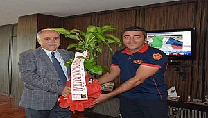 Çanakkale İtfaiyesinden Başkan Gökhan'A Ziyaret