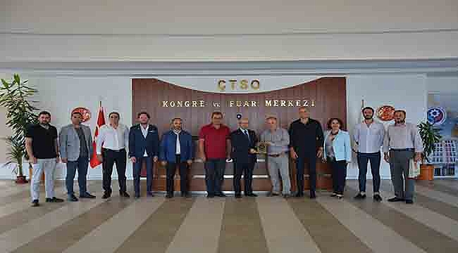 ÇANAKKALE MÜFTÜSÜ ÇTSO YÖNETİM KURULU'NU ZİYARET ETTİ