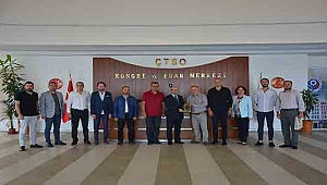 ÇANAKKALE MÜFTÜSÜ ÇTSO YÖNETİM KURULU'NU ZİYARET ETTİ