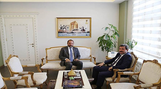 Çanakkale Ticaret ve Sanayi Odası Meclis Başkanı Osman OKYAY'dan Valiliğe Ziyaret