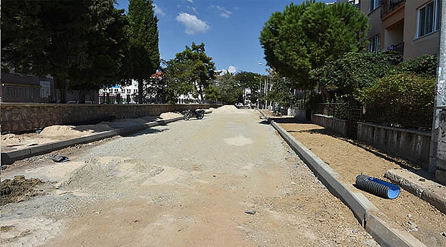 Cevatpaşa Mahallesi'nde Üstyapı Çalışmaları Tüm Hızı İle Devam Ediyor