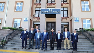 Çin Halk Cumhuriyeti İstanbul Başkonsolosu Çanakkale Valiliğini ziyaret etti