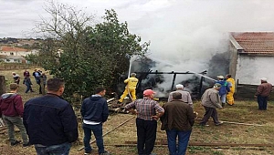 Kocayayla Köyünde Yangın Çıktı!