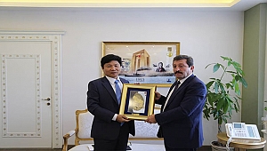 Kore Cumhuriyeti İstanbul Başkonsolosu Keewon Hong'dan Valiliğe Ziyaret