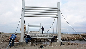 Lapseki'de 'Beybaşlı Halil ve İbrahim Onbaşı' Köprüsü Çalışmaları