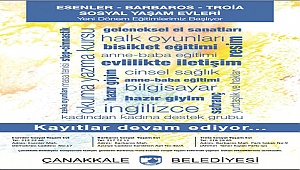 Sosyal Yaşam Evleri'nde Yeni Dönem Kayıtları Başladı