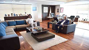 Tuğamiral Uça'dan Başkan Gökhan'a Ziyaret