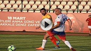 Türk futbolunun yıldızları Çanakkale'de