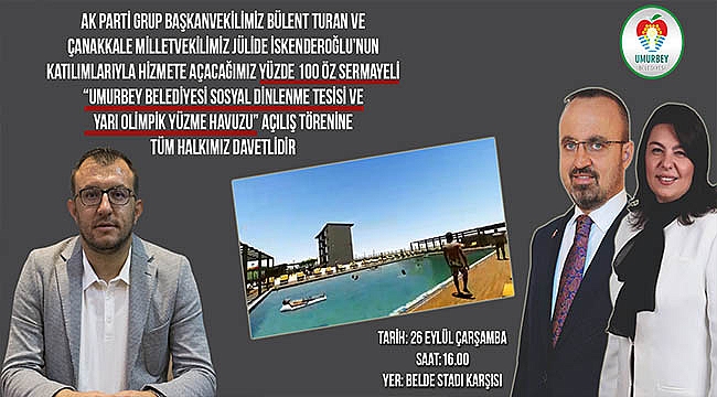 Umurbey büyük açılışa hazırlanıyor