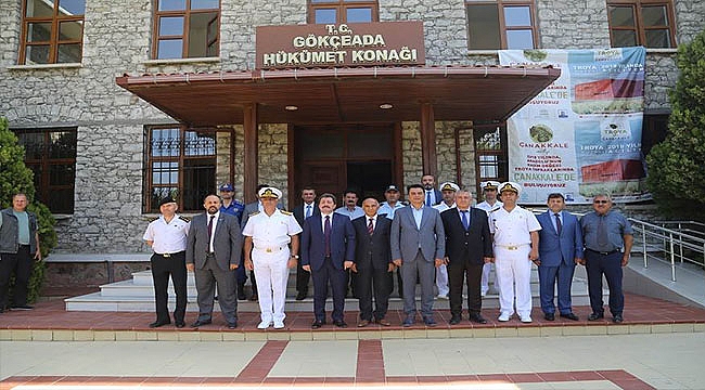 Vali Orhan TAVLI, Gökçeada Kaymakamlığını Ziyaret Etti