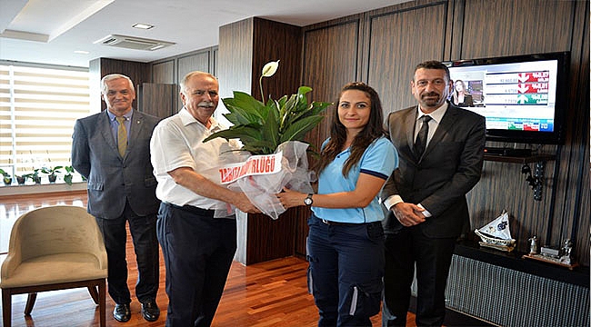 Zabıta Personelinden Başkan Gökhan'a Ziyaret