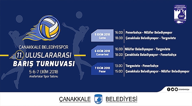 11. Uluslararası Barış Turnuvası Başlıyor