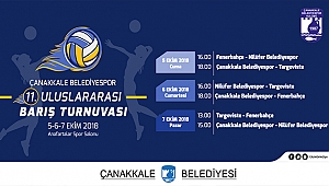 11. Uluslararası Barış Turnuvası Başlıyor