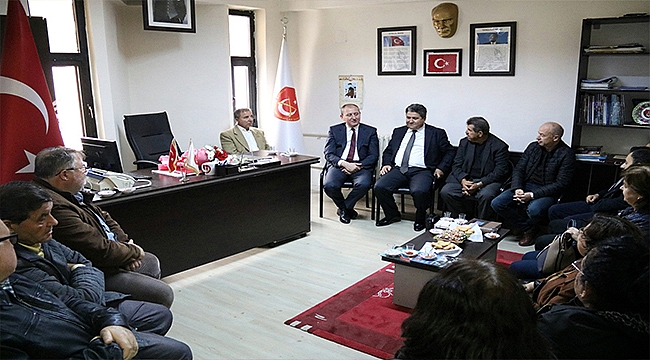 Başkan Işık'tan Emekli Astsubaylar Derneği'ne ziyaret