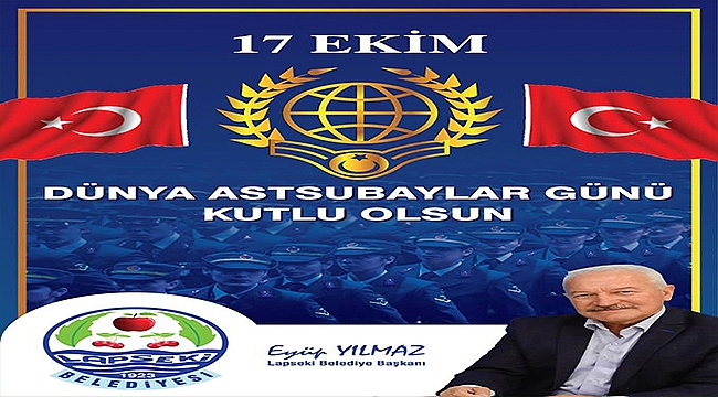 Başkan Yılmaz Astsubaylar Gününü Kutladı