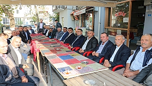 BAYRAMİÇ BELEDİYE BAŞKANI SADETTİN ARSLAN MUHTARLAR GÜNÜNÜ KUTLADI