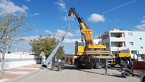 Bayramiç Stadyumu'nun çehresi değişiyor