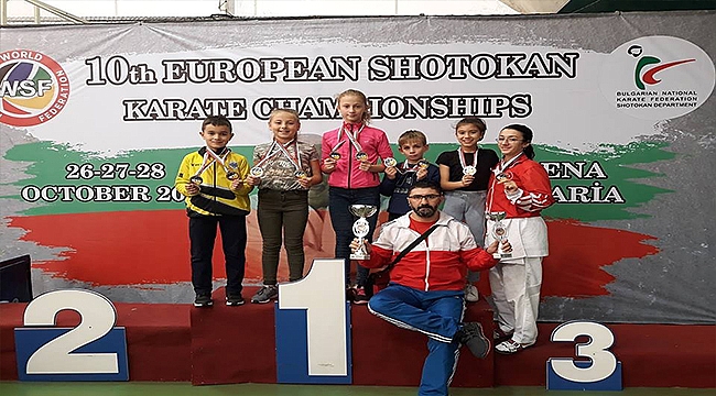 Biga Belediyesi Karate Okulu ve Kepezspor sporcularının büyük başarısı