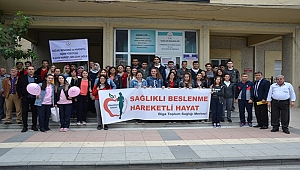 Biga'da, 'Dünya Yürüyüş Günü' etkinliği