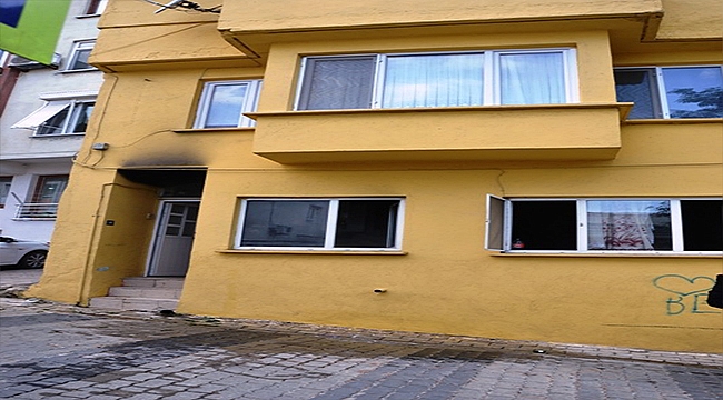 Biga'da ev yangını!