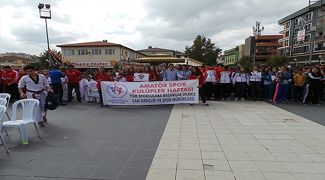 Çan'da Amatör Spor Kulüpler Haftası Kutlandı