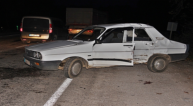 Çan'da trafik kazası : 1 yaralı