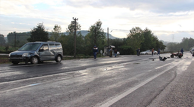 Çan'da trafik kazası: 2 yaralı