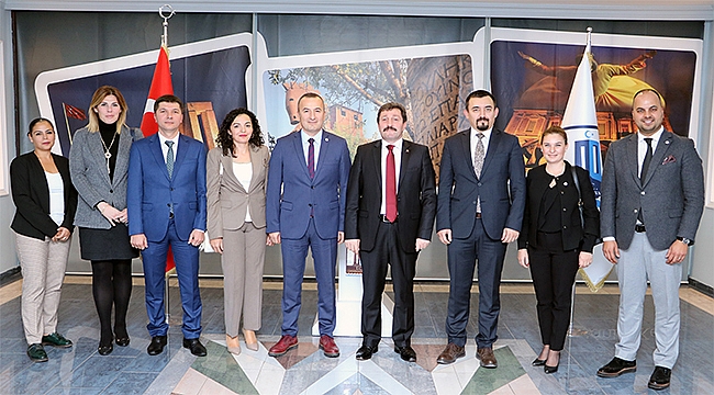 ÇANAKKALE BAROSU'NDAN VALİ ORHAN TAVLI'YA ZİYARET
