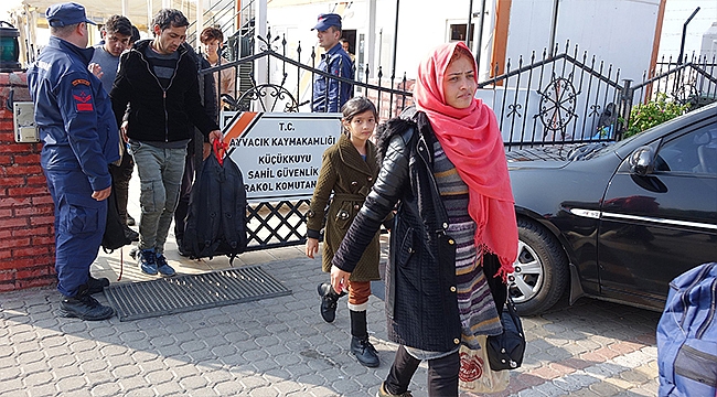 Çanakkale'de 40 mülteci yakalandı