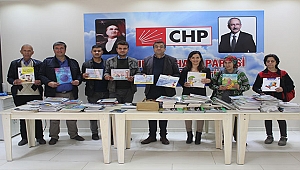 CHP Çan İlçe Başkanlığı Osman Caneri İlkokuluna Kitap Bağışında Bulundu