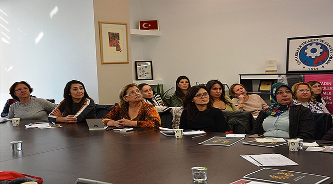 ÇTSO KADIN GİRİŞİMCİLER KURULU KOORDİNATÖRLÜĞÜNDE MARKA YARATMA, PAZARLAMA EĞİTİMİ VERİLDİ