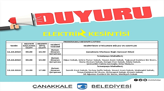 Elektrik Kesintisi
