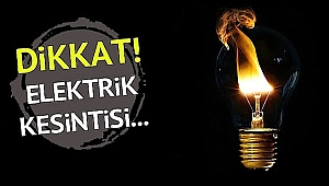 Elektrik kesintisi!