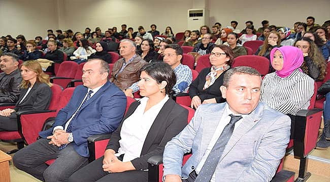 Kaymakam Şahin söyleşiye katıldı