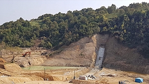 Lapseki'de Çavuş ve Güreci Göletleri İnşaat Çalışmaları Devam Ediyor