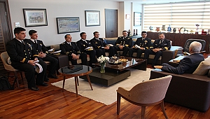 NATO Daimi Mayın Karşı Tedbirleri Deniz Görev Grubundan Belediyeye Ziyaret