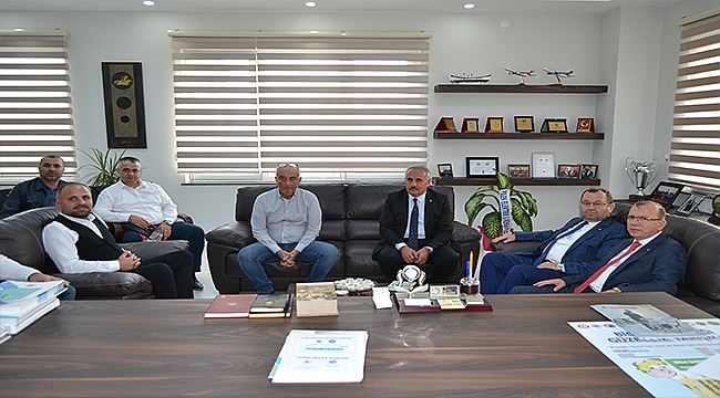 TOBB YÖNETİM KURULU ÜYESİNDEN BİGA TSO'YA ZİYARET