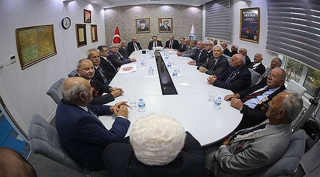 Vali Orhan TAVLI, Kıbrıs Mücahit Komutanlar Derneğini Ağırladı