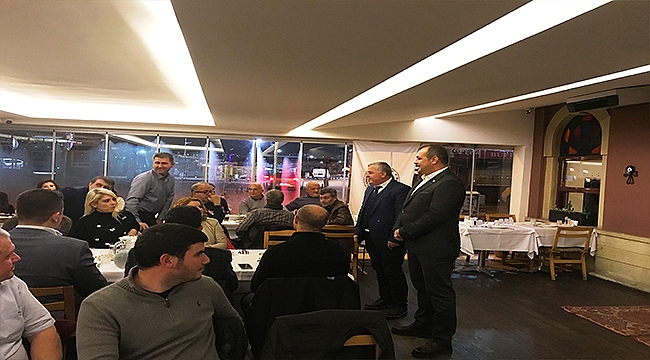 12 NOLU MESLEK GRUBU ÜYELERİ YEMEKLİ TOPLANTIDA BİR ARAYA GELDİ