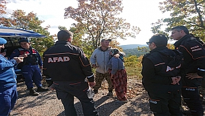 AFAD ve Jandarma Ekipleri Kayıp Çobanı Sağ Olarak Buldu