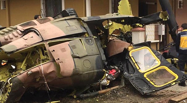 Askeri Helikopter Düştü: 4 Asker Şehit Oldu, 1 Asker Yaralı